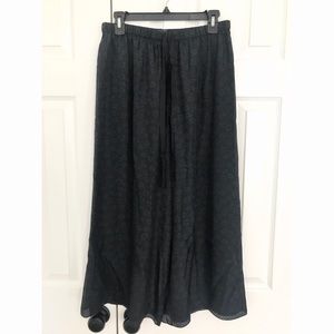 Theory silk culotte wise leg cropped pants - NWT